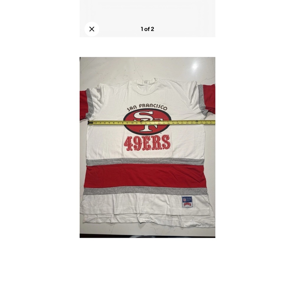 Vintage San Francisco 49ERS Nutmeg Shirt XLarge  Niners NFL 90's Streetwear Cali - Picture 8 of 9
